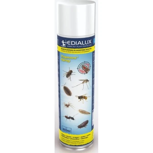 EDIALUX Spuitbus Vliegende Insecten Topscore Spray 400ml 3 EDIALUX Spuitbus Vliegende Insecten Topscore Spray 400ml