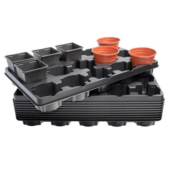 Tray Voor Ronde Of Vierkante Kweekpotten 3 Tray Voor Ronde Of Vierkante Kweekpotten