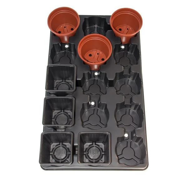 Tray Voor Ronde Of Vierkante Kweekpotten 4 Tray Voor Ronde Of Vierkante Kweekpotten - Afbeelding 2