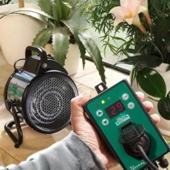 Serre/Kasverwarming En Ventilator In 1 Met Digitale Thermostaat -BSI Planten Winkel verwarming ventilator in 1 toestel 1543855208 2 600